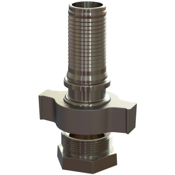 Campbell Fittings 2" Grnd Joint Cplg Fem Spud GJF-8